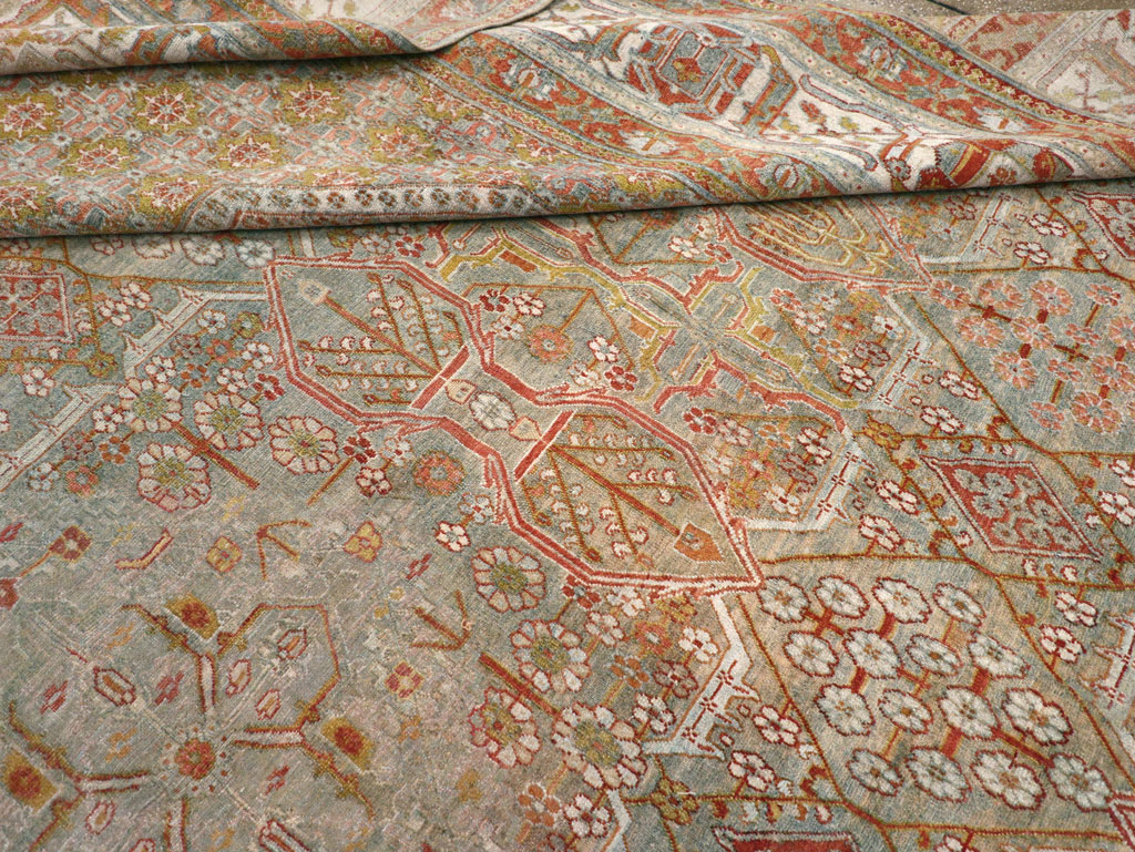 Antique Persian Joshegan Carpet, No.27337 - Staging