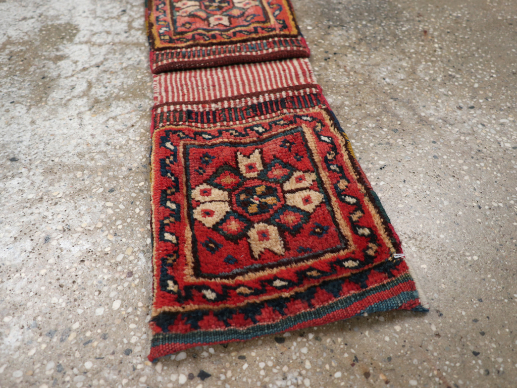 Vintage Persian Shiraz Rug, No.27349 - Staging