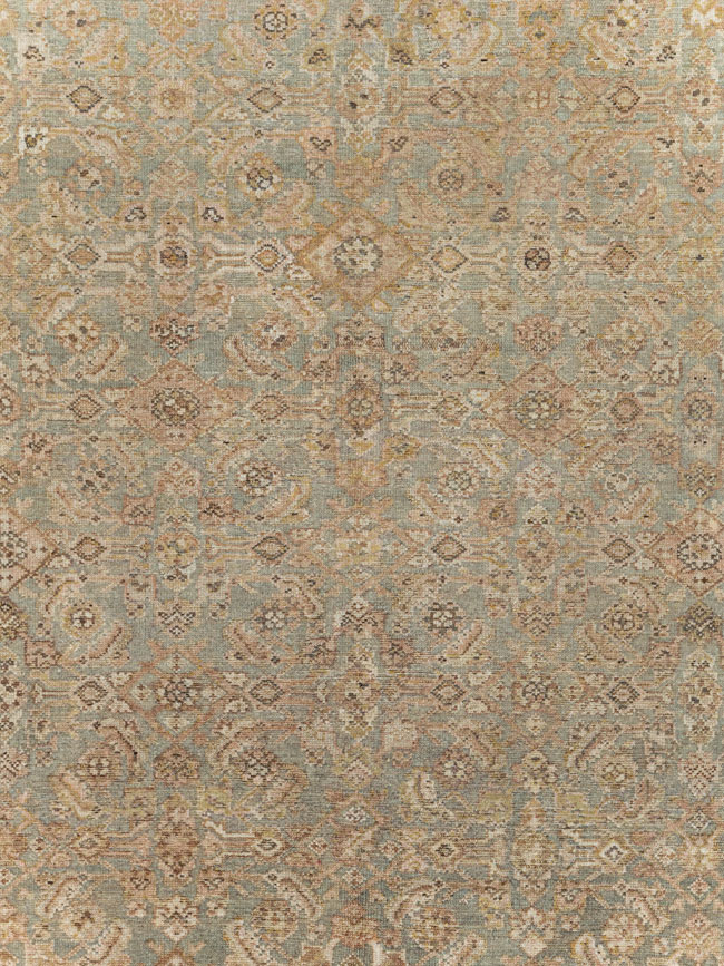Antique Persian Malayer Accent Carpet, No.27355 - Staging