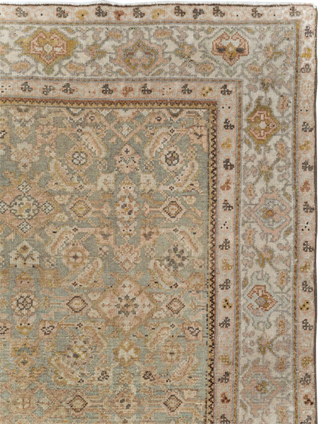 Antique Persian Malayer Accent Carpet, No.27355 - Staging
