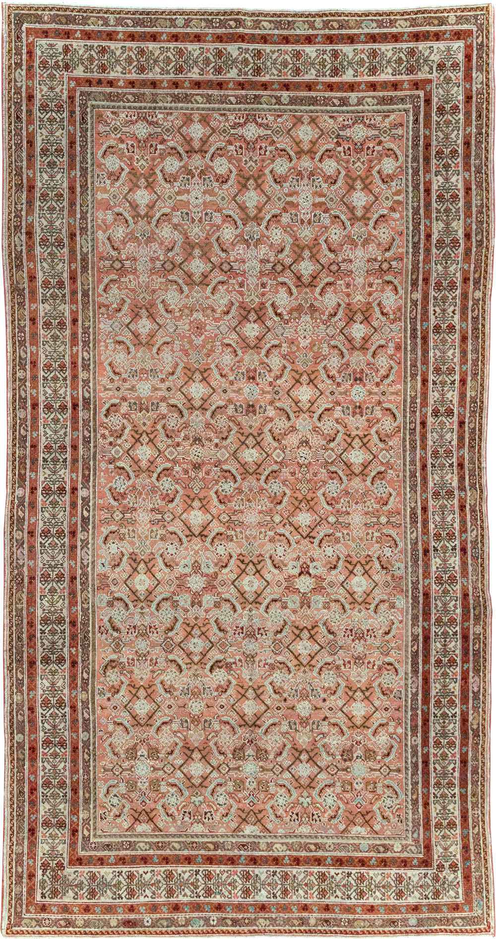 Antique Persian Malayer Rug, No.27356 - Staging