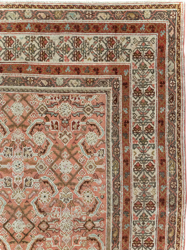 Antique Persian Malayer Rug, No.27356 - Staging