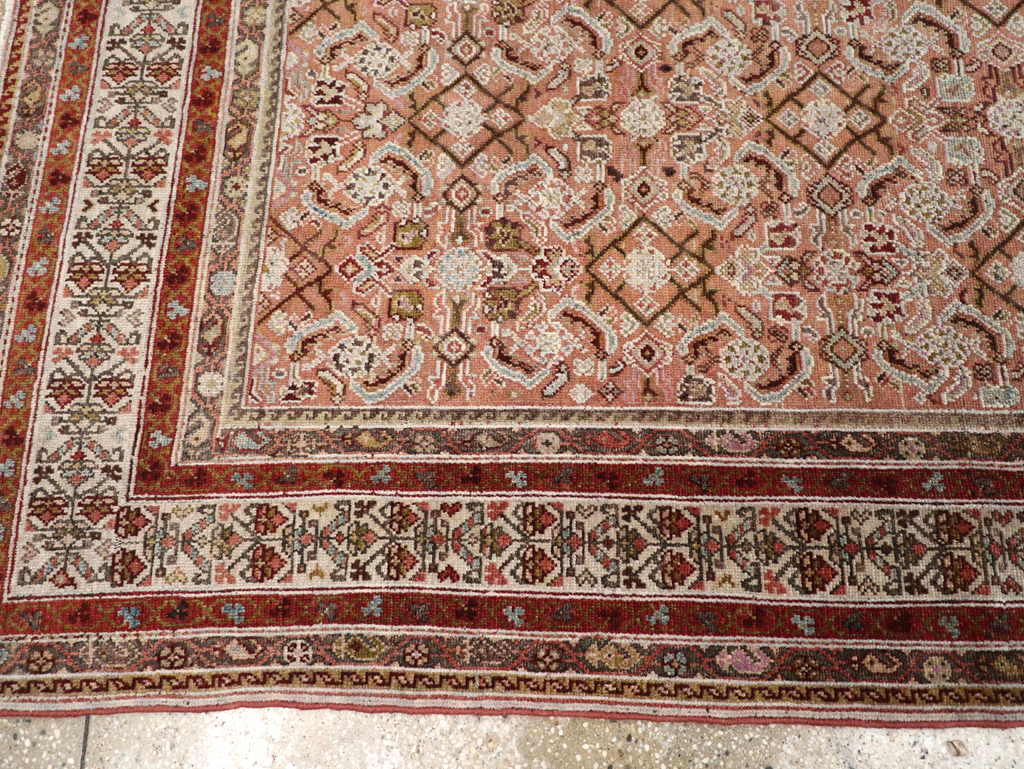 Antique Persian Malayer Rug, No.27356 - Staging