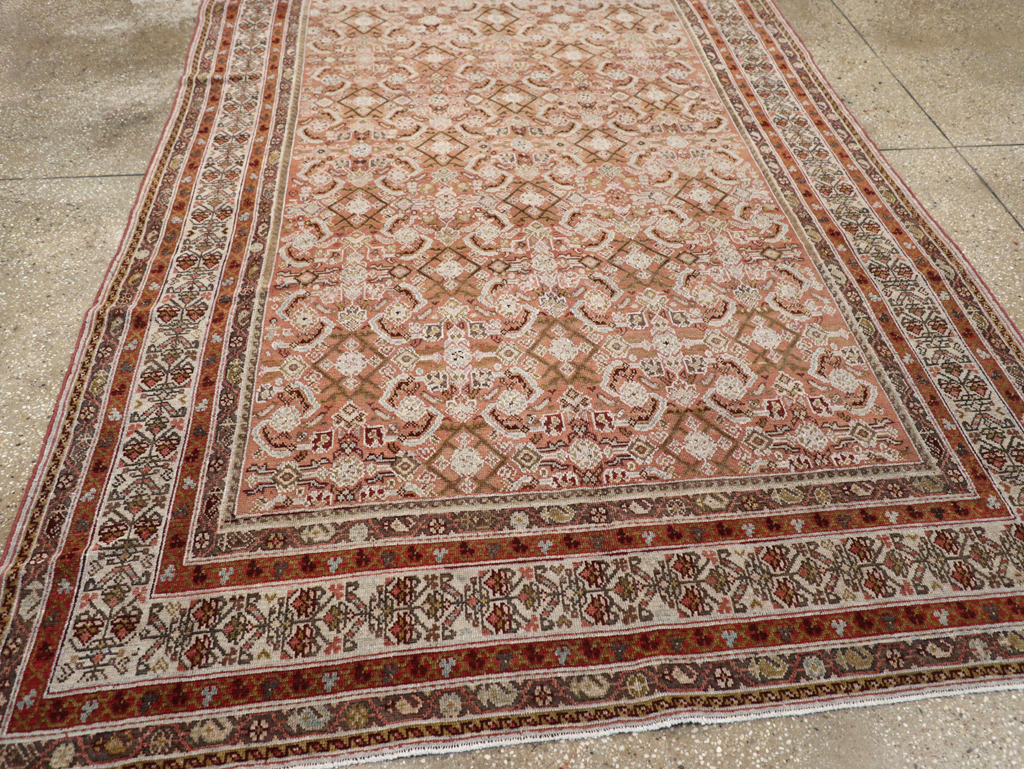 Antique Persian Malayer Rug, No.27356 - Staging