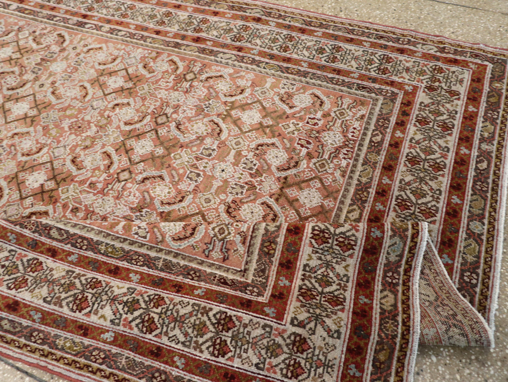 Antique Persian Malayer Rug, No.27356 - Staging