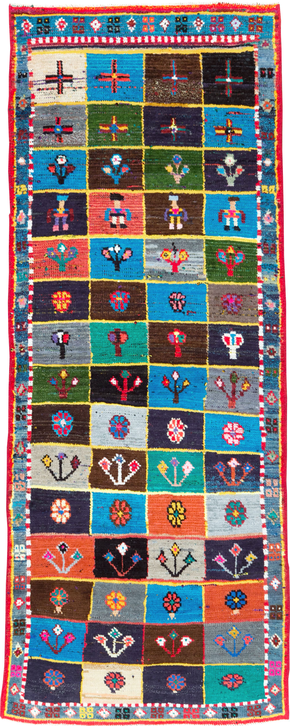 Vintage Persian Malayer Rug, No.27368 - Staging