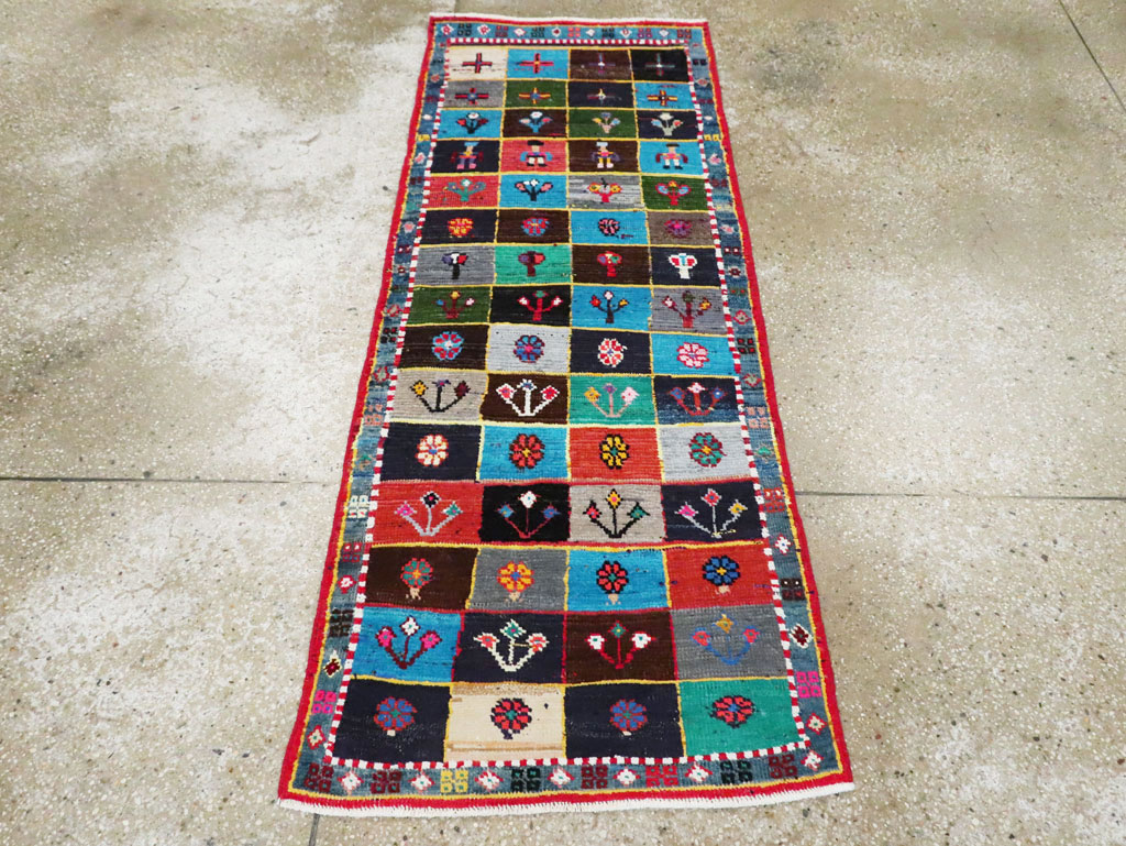 Vintage Persian Malayer Rug, No.27368 - Staging