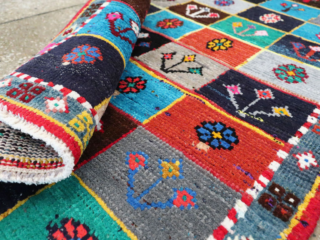 Vintage Persian Malayer Rug, No.27368 - Staging