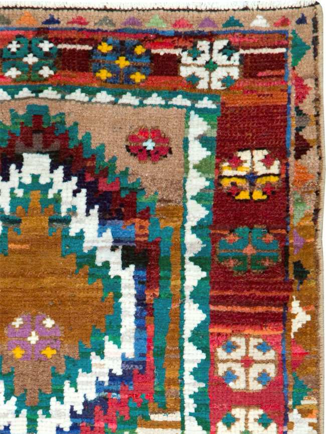Vintage Persian Malayer Rug, No.27376 - Staging