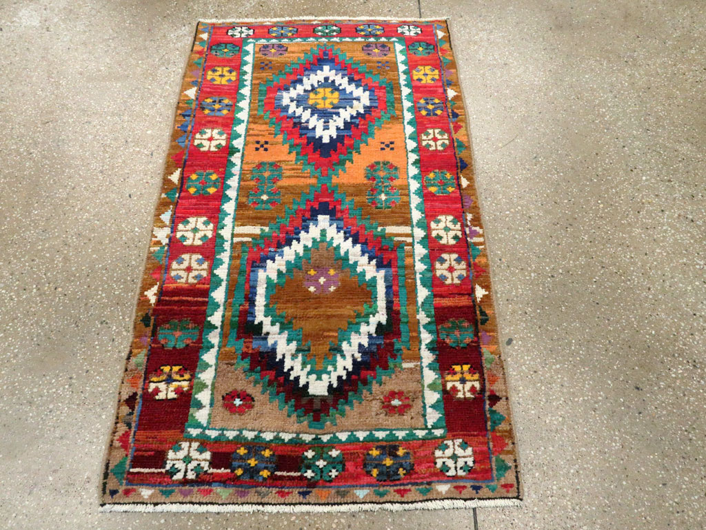 Vintage Persian Malayer Rug, No.27376 - Staging