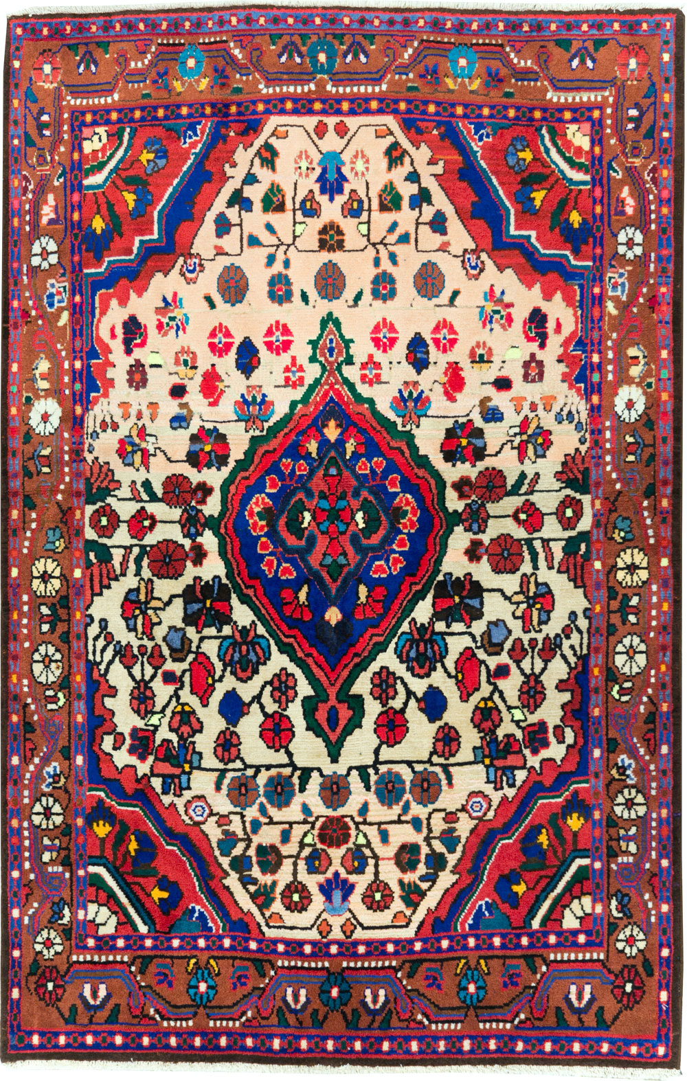 Vintage Persian Malayer Rug, No.27380 - Staging