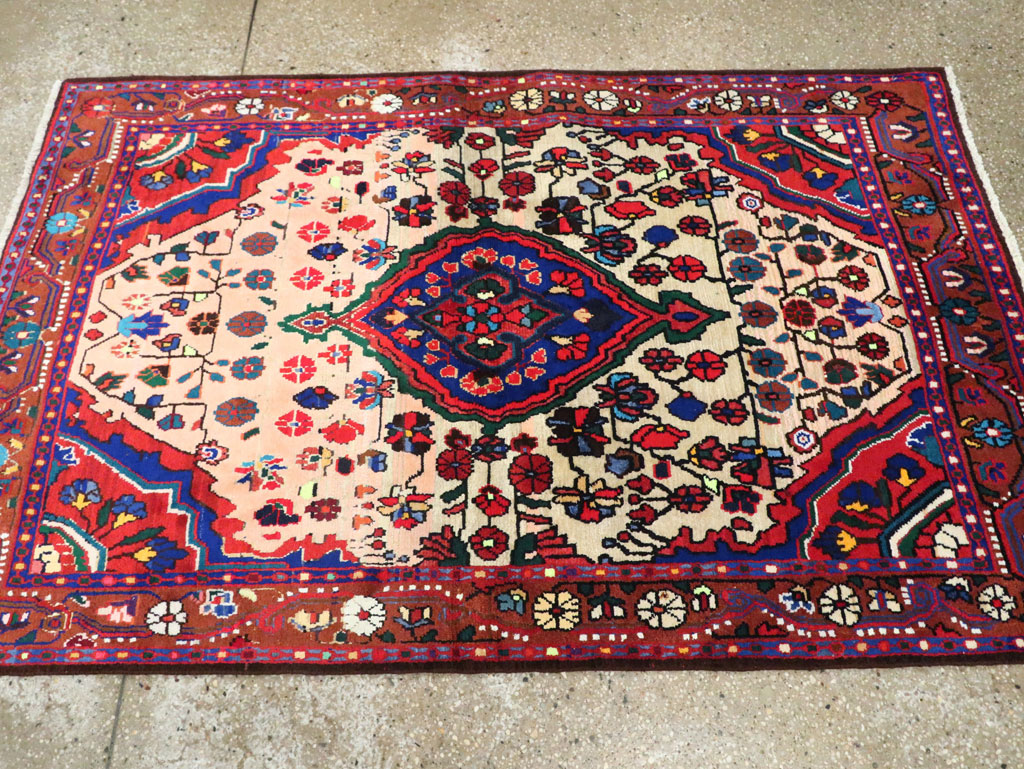 Vintage Persian Malayer Rug, No.27380 - Staging