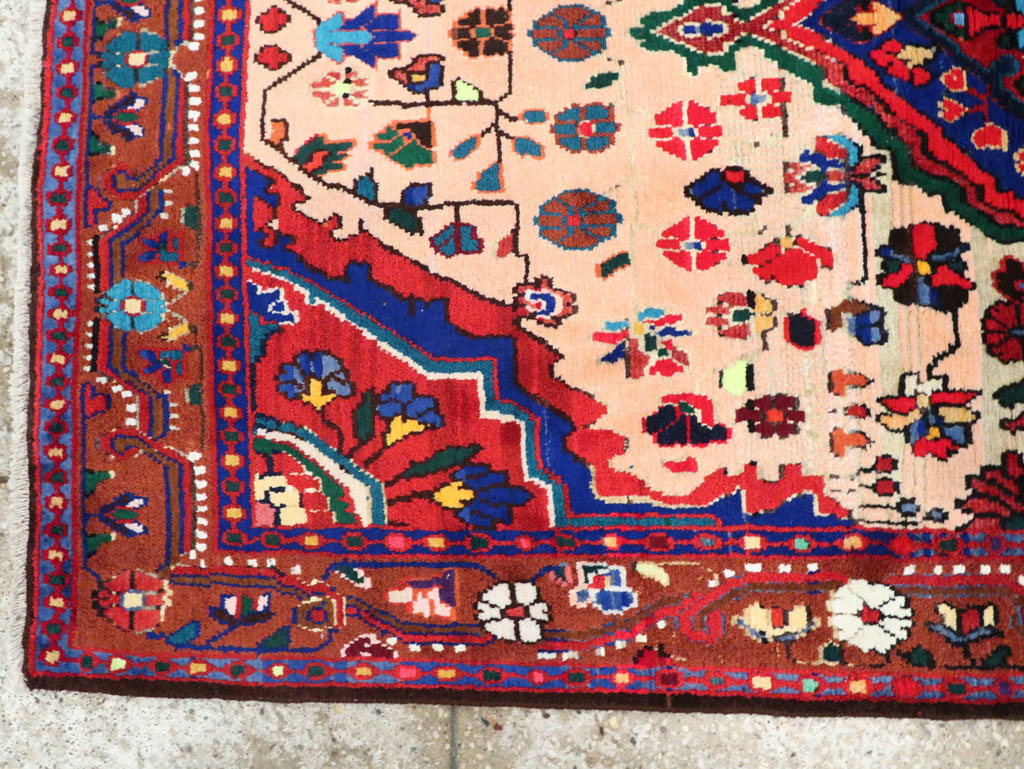 Vintage Persian Malayer Rug, No.27380 - Staging
