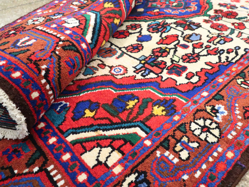Vintage Persian Malayer Rug, No.27380 - Staging