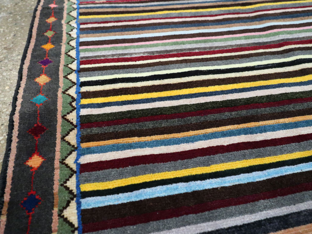 Vintage Persian Kashan Rug, No.27384 - Staging