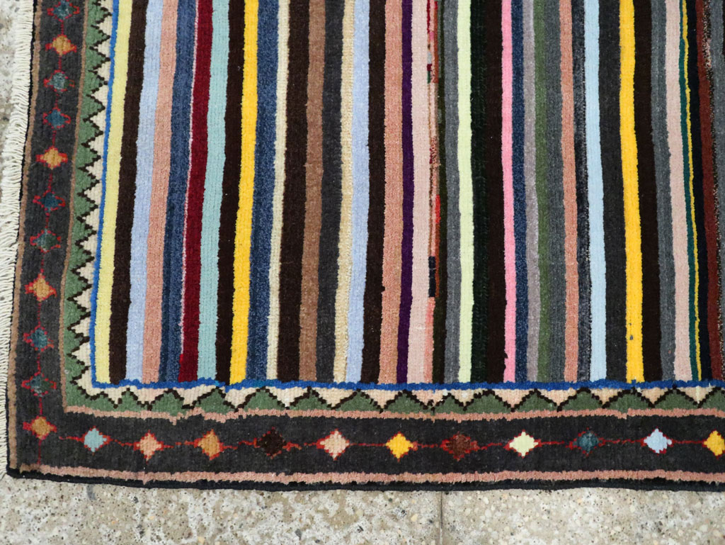 Vintage Persian Kashan Rug, No.27384 - Staging