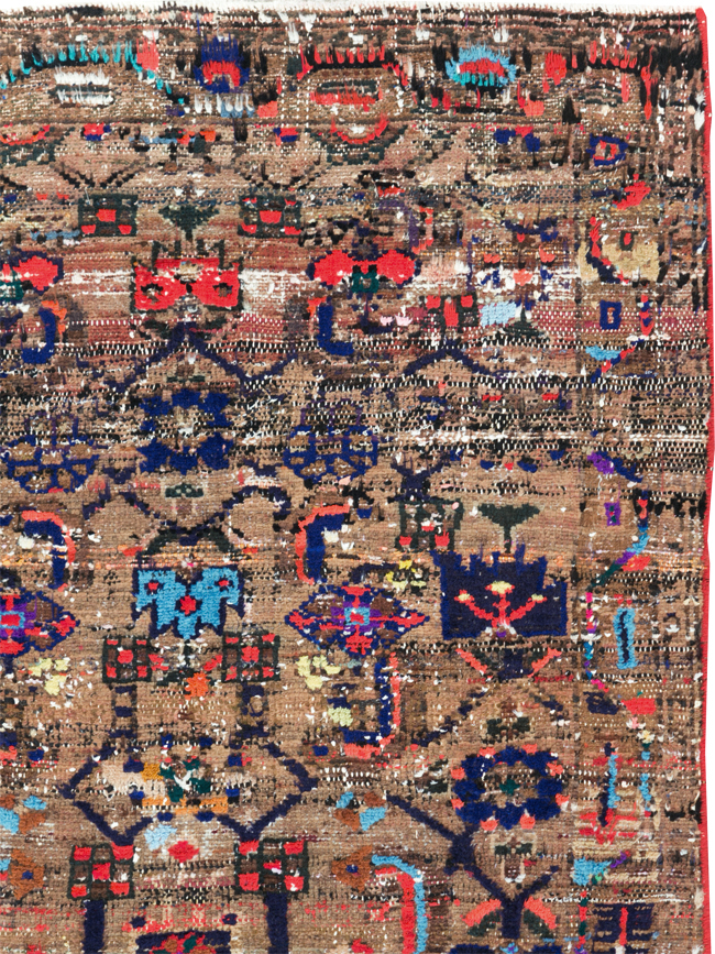 Vintage Kurdish Rug, No.27386 - Staging