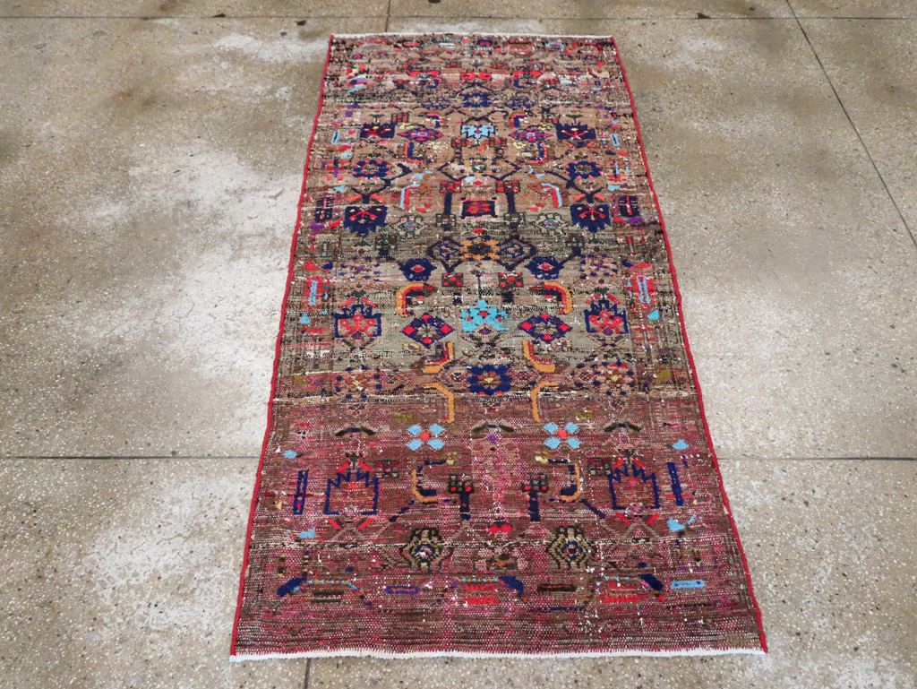 Vintage Kurdish Rug, No.27386 - Staging