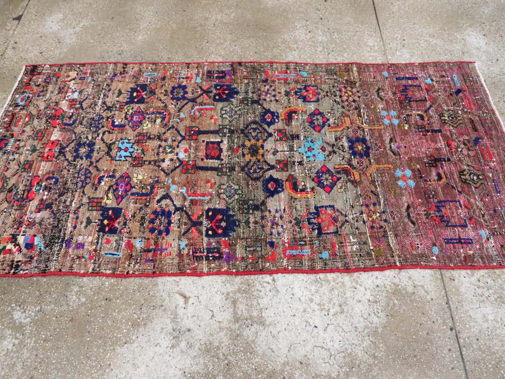 Vintage Kurdish Rug, No.27386 - Staging