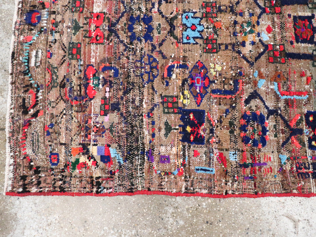 Vintage Kurdish Rug, No.27386 - Staging