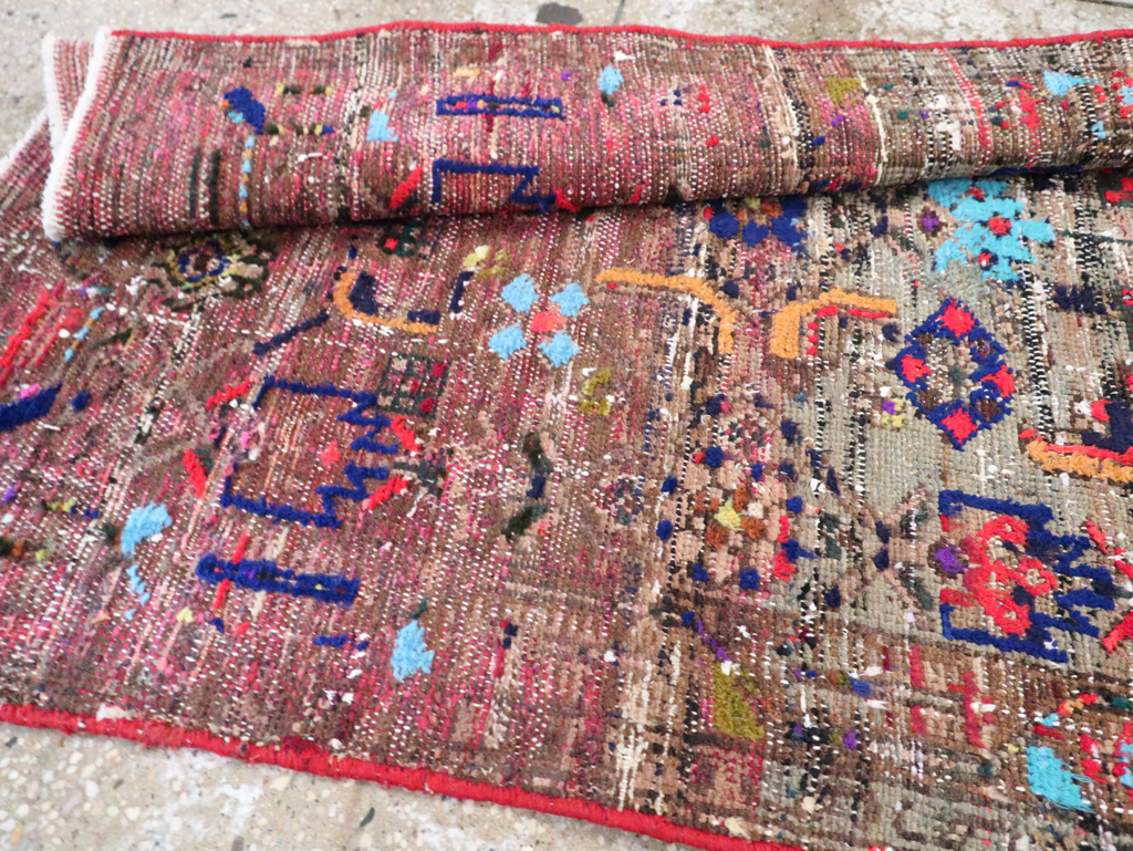 Vintage Kurdish Rug, No.27386 - Staging