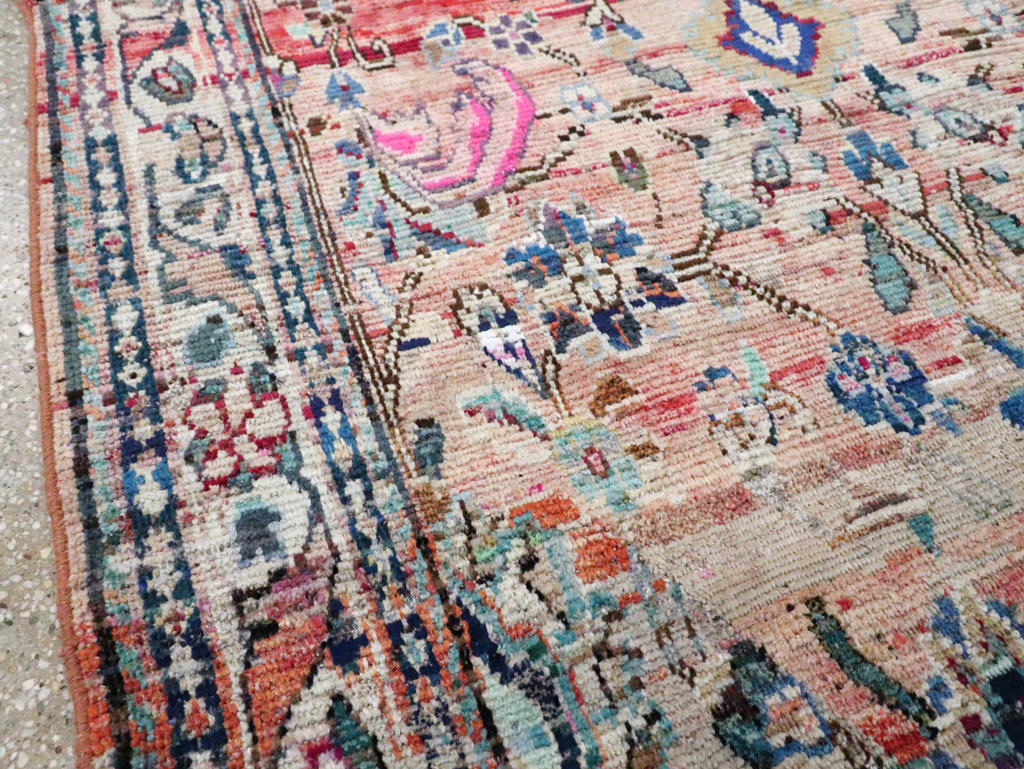 Vintage Persian Mahal Gallery Rug, No.27398 - Staging