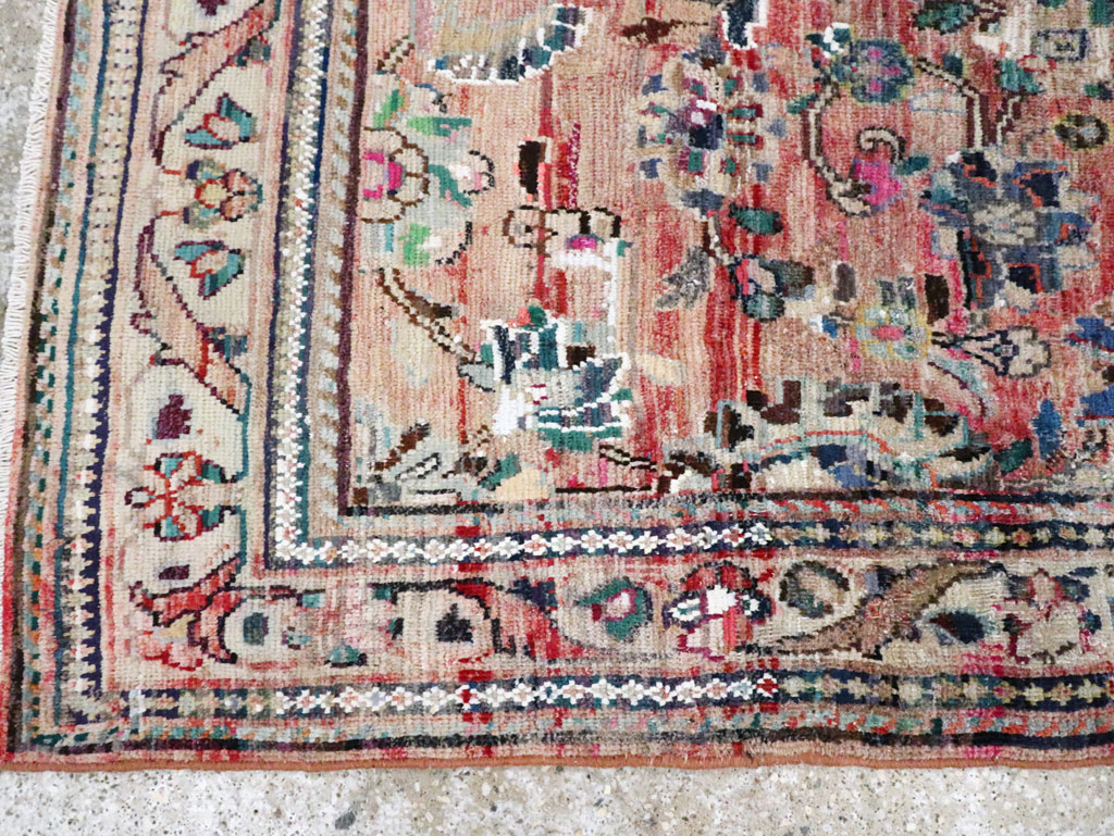 Vintage Persian Mahal Gallery Rug, No.27398 - Staging