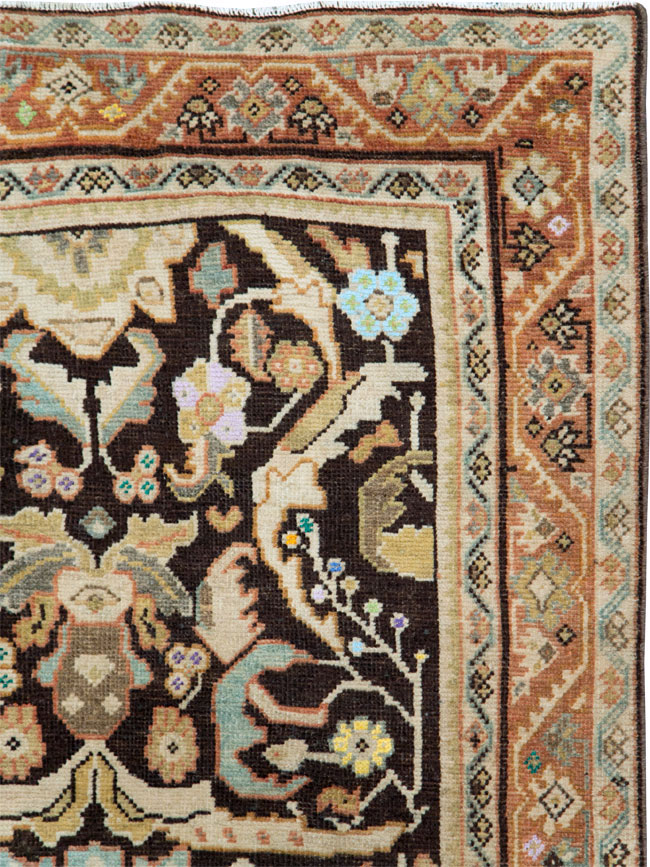 Vintage Persian Mahal Gallery Rug, No.27399 - Staging