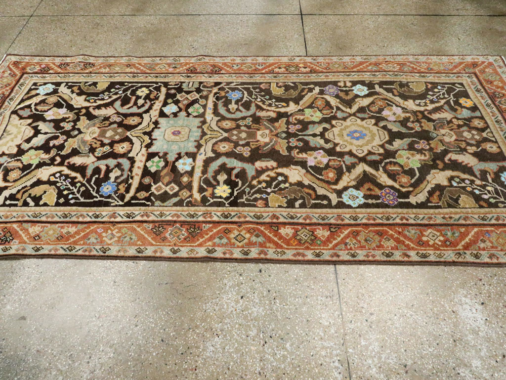 Vintage Persian Mahal Gallery Rug, No.27399 - Staging