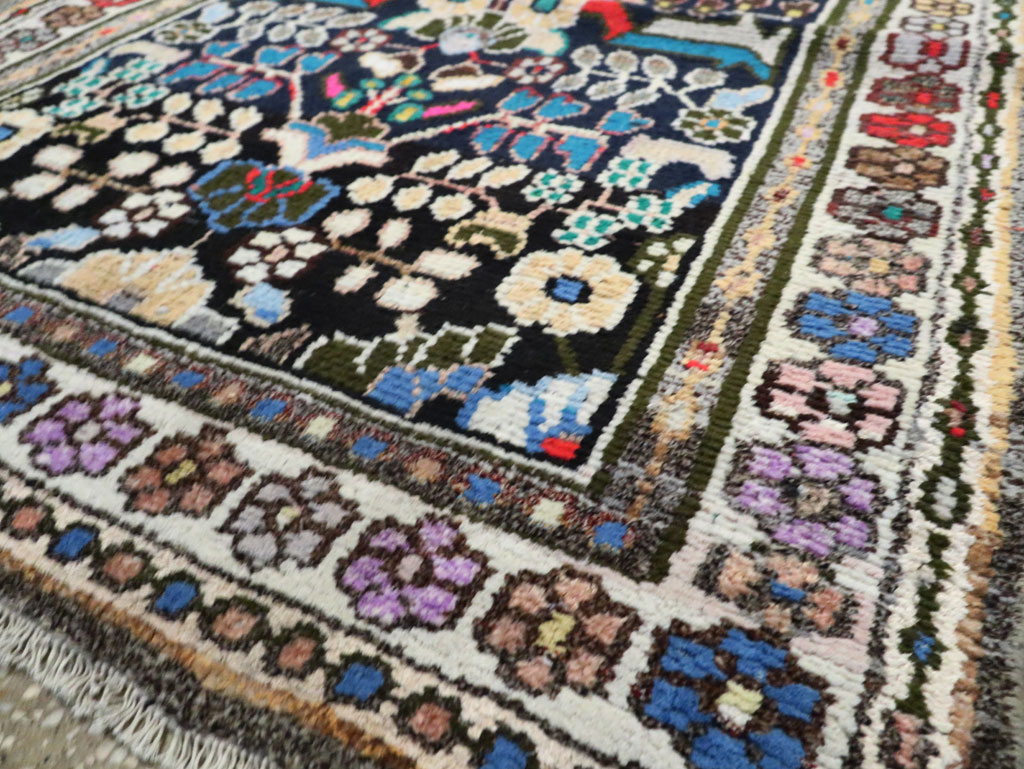 Vintage Hamadan Runner, No.27400 - Staging