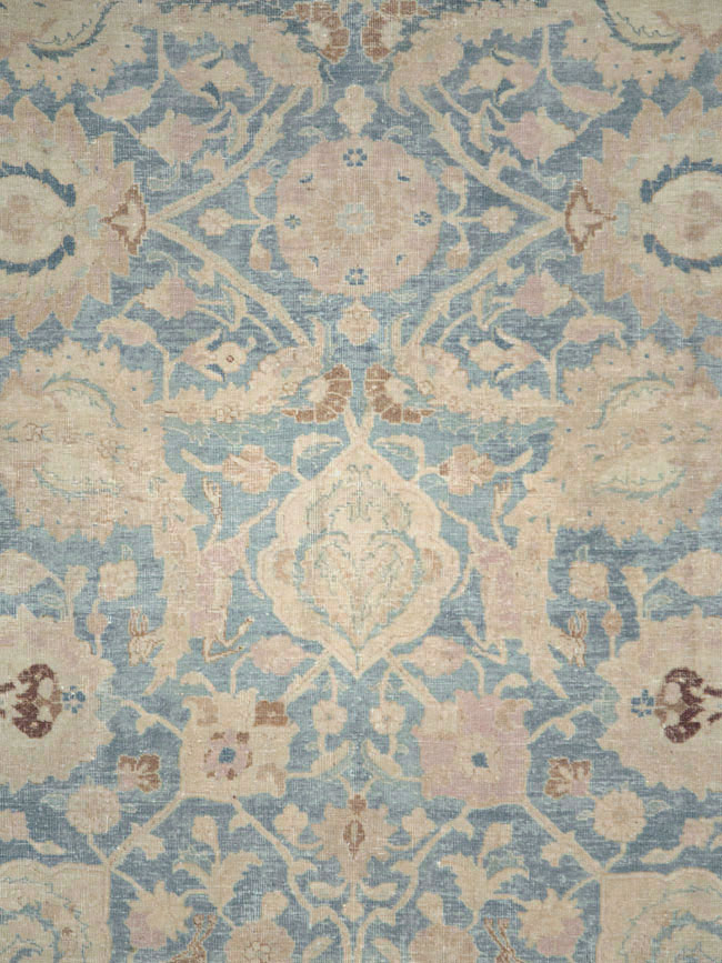 Antique Persian Tabriz Carpet, No.27416 - Staging