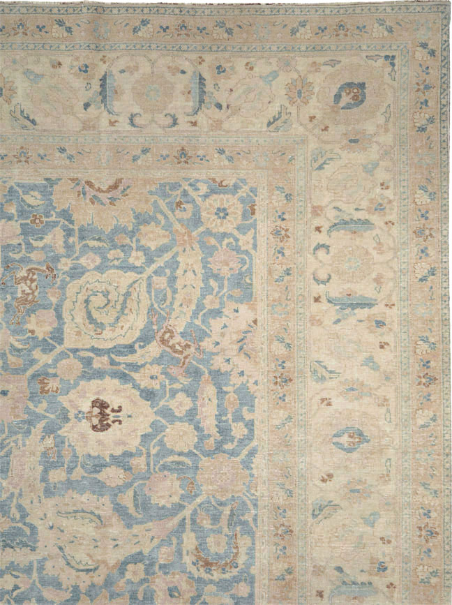 Antique Persian Tabriz Carpet, No.27416 - Staging
