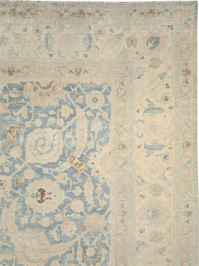 Antique Persian Tabriz Carpet, No.27416 - Staging