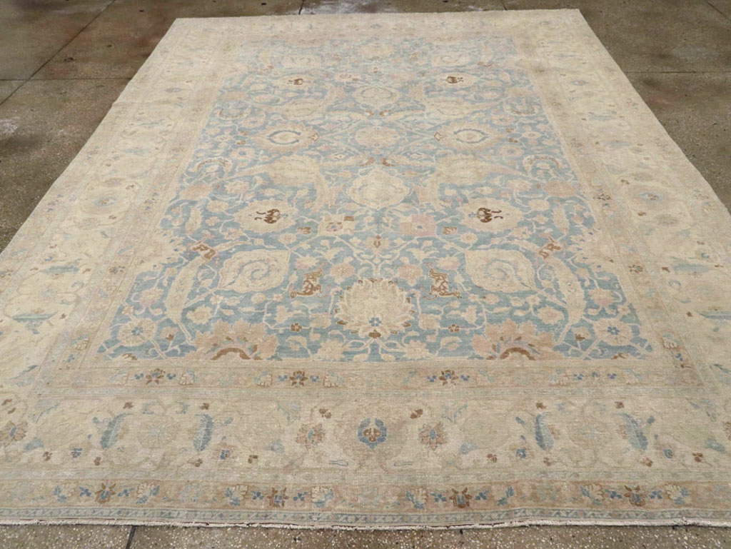 Antique Persian Tabriz Carpet, No.27416 - Staging