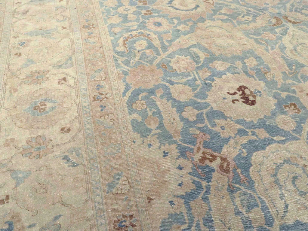 Antique Persian Tabriz Carpet, No.27416 - Staging