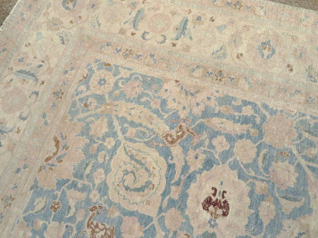 Antique Persian Tabriz Carpet, No.27416 - Staging