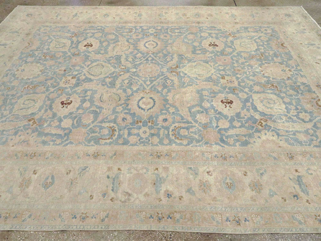 Antique Persian Tabriz Carpet, No.27416 - Staging