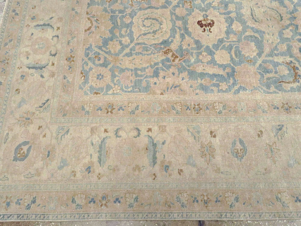 Antique Persian Tabriz Carpet, No.27416 - Staging
