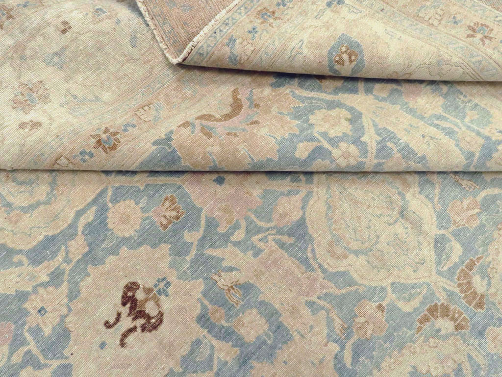 Antique Persian Tabriz Carpet, No.27416 - Staging