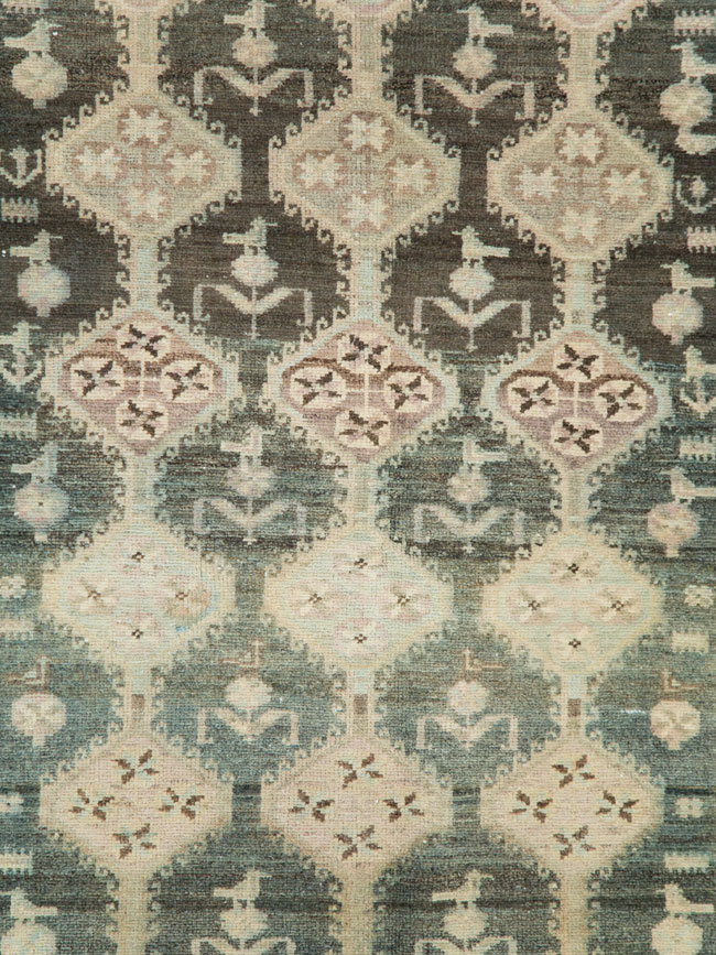 Vintage Persian Kurd Gallery Carpet, No.27418 - Staging