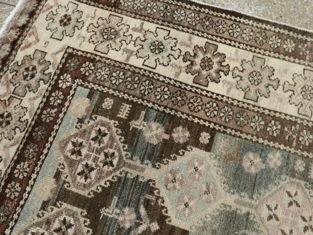 Vintage Persian Kurd Gallery Carpet, No.27418 - Staging
