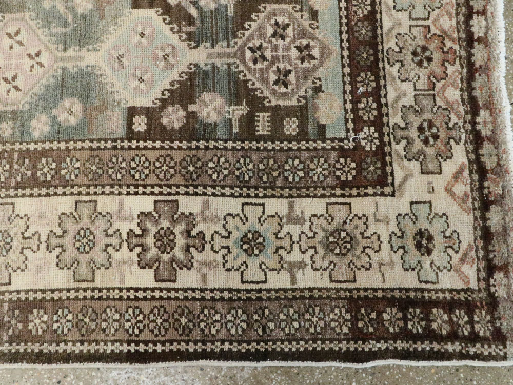 Vintage Persian Kurd Gallery Carpet, No.27418 - Staging