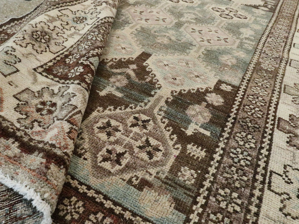 Vintage Persian Kurd Gallery Carpet, No.27418 - Staging
