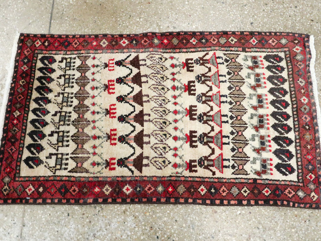 Vintage Persian Baluch Rug, No.27419 - Staging