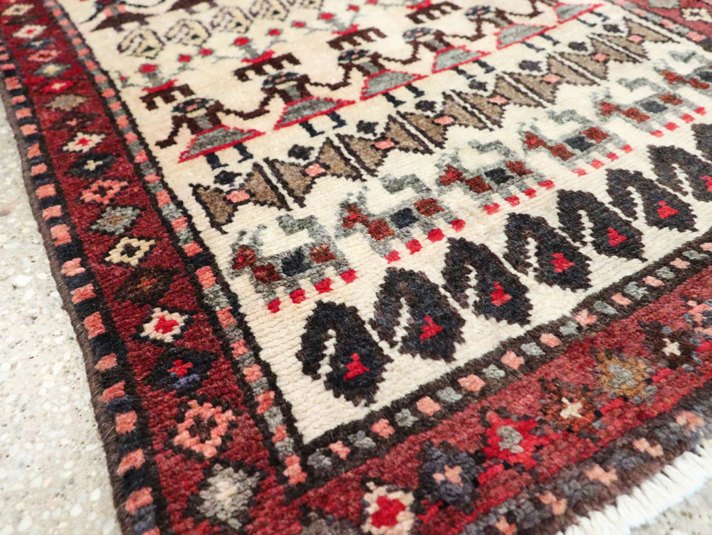 Vintage Persian Baluch Rug, No.27419 - Staging