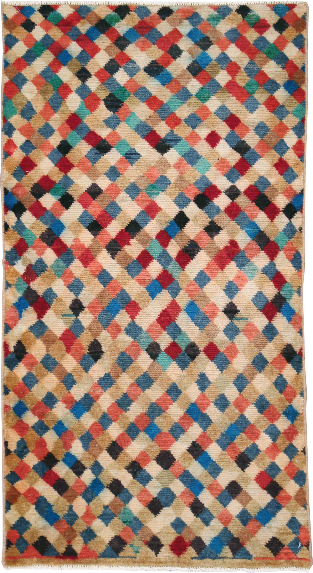 Vintage Persian Shiraz Rug, No.27423 - Staging