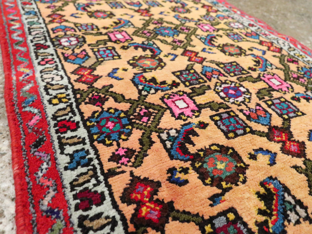 Vintage Persian Hamadan Rug, No.27429 - Staging