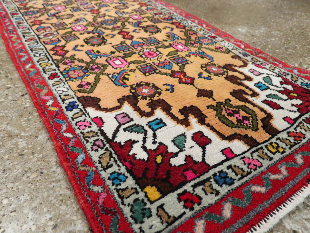 Vintage Persian Hamadan Rug, No.27429 - Staging