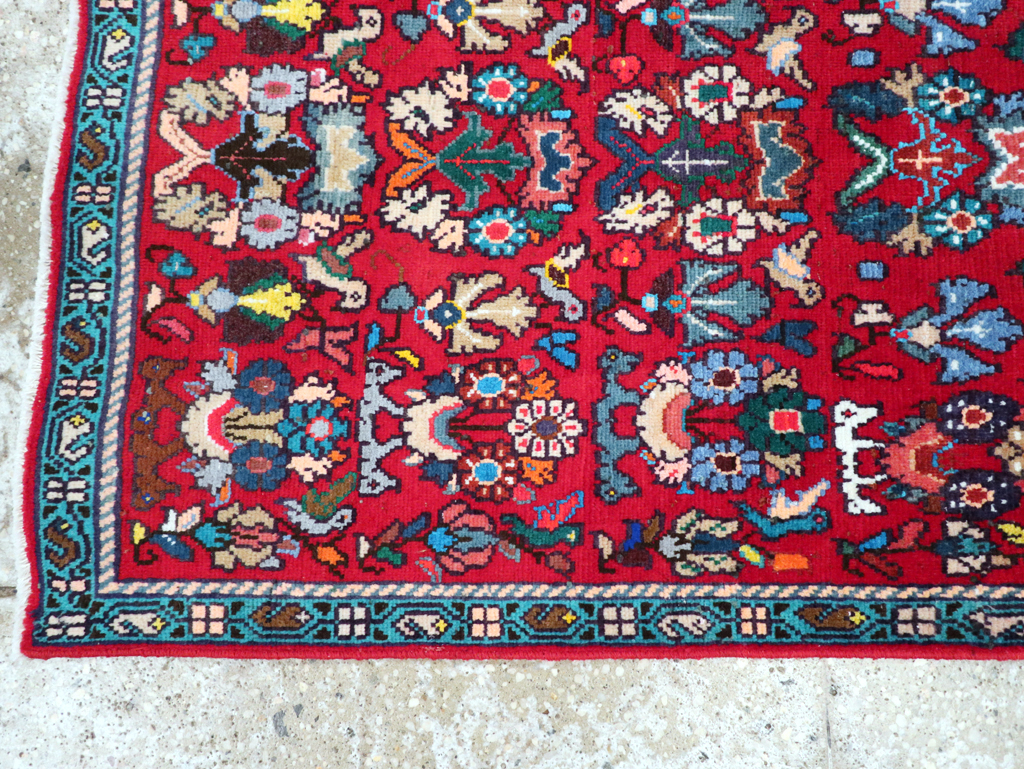 Vintage Persian Mahal Rug, No.27430 - Staging