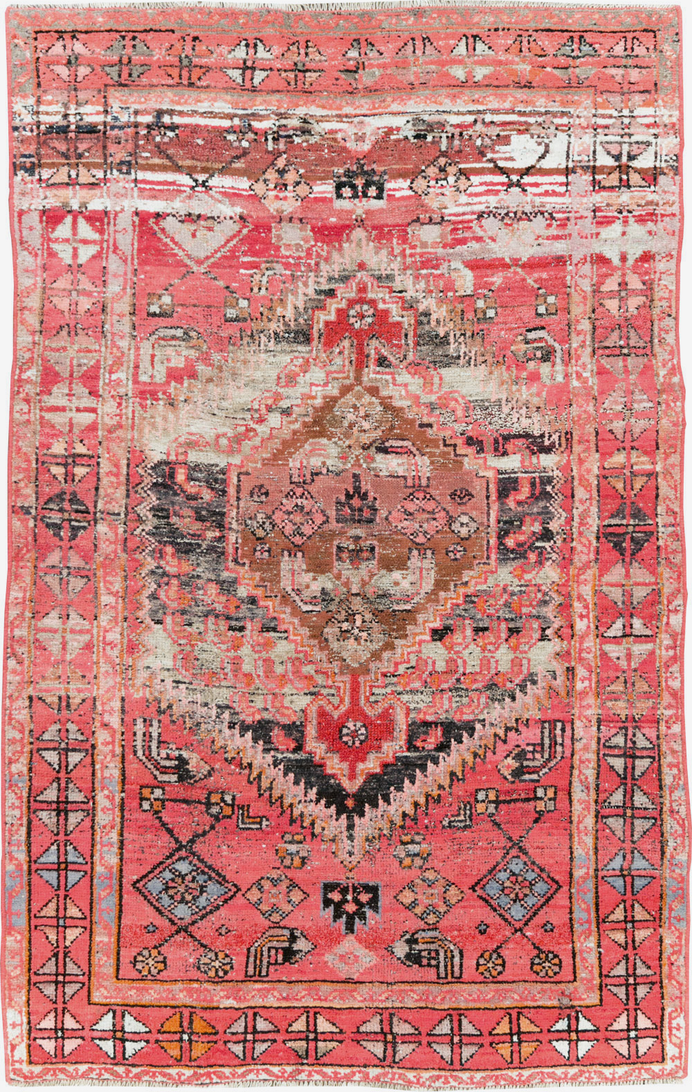 Vintage Persian Malayer Rug, No.27440 - Staging
